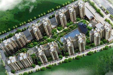 海口·香江豪庭室外泳池<div   id=